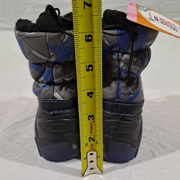Members Mark Kid's Snow Boots Size 7/8 Blue/Black -10° Rating "NWT" Warm/Cozy - Picture 7 of 10